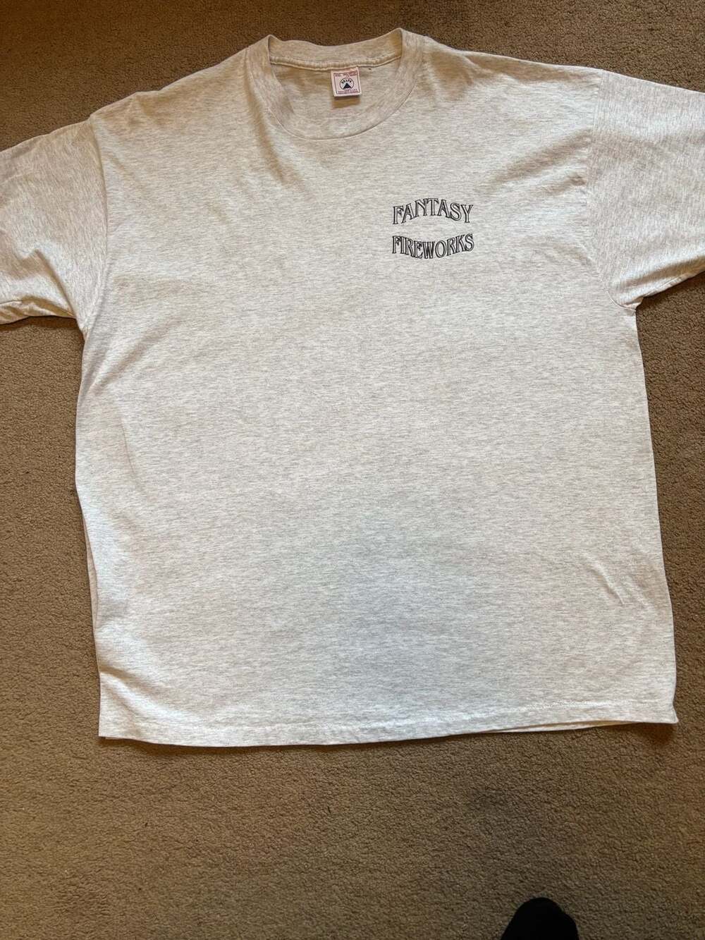 Delta Fantasy Fireworks T-Shirt Size XXL Gray